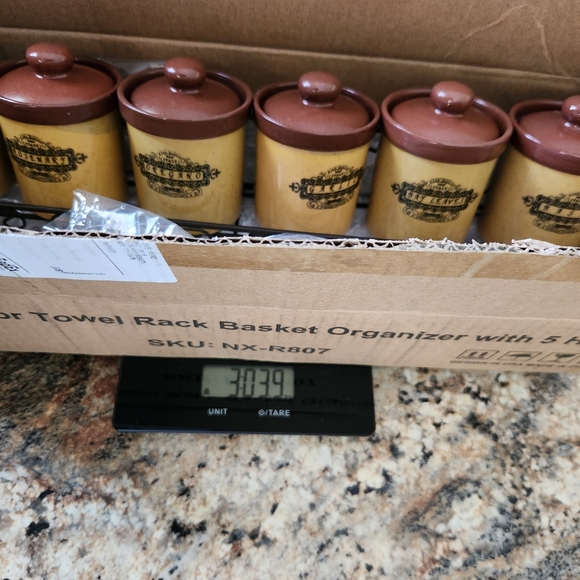 Vintage Spice Keeper Jars Rack - Picture 10 of 10